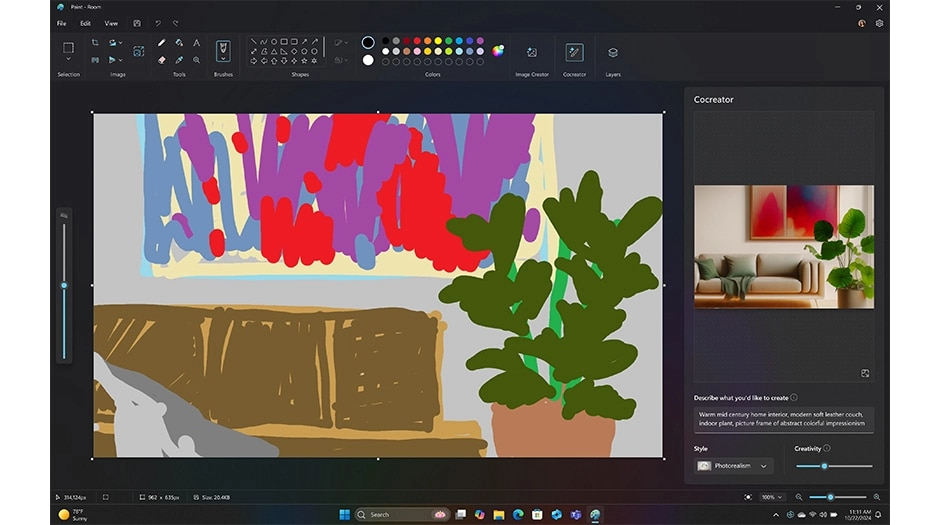 <p>A NEW ERA WITH COPILOT+</p><p>Create With Cocreator</p>
