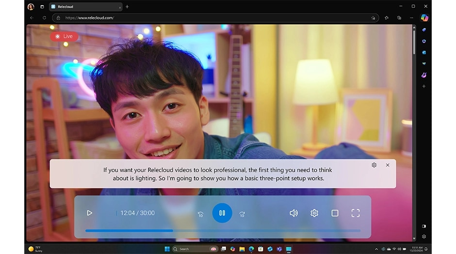 <p>A NEW ERA WITH COPILOT+</p><p>Connect With Live Captions</p>