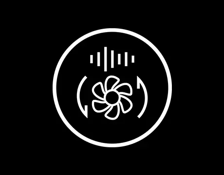 Sistema di ventilazione smart e sincronizzazione audio acustica dell'IA