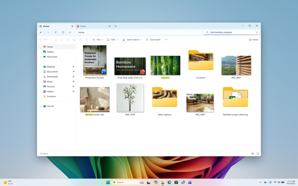 Improved Windows® Search