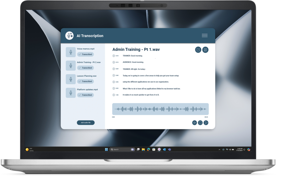 Scalable and sleek