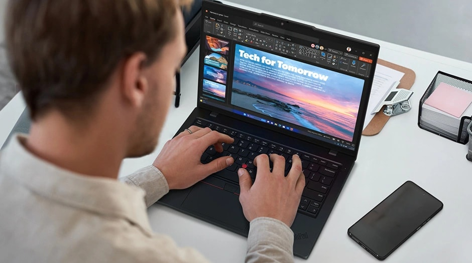 <p>ELEVATED PERFORMANCE</p><p>Boost Productivity with an AI PC</p>