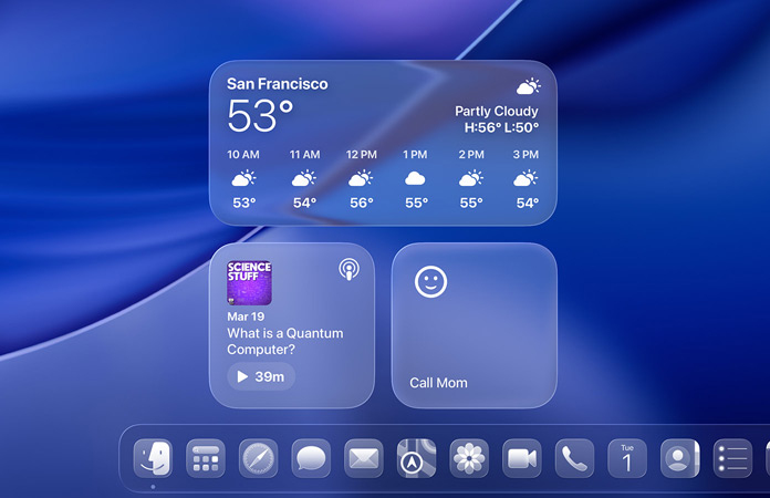 Liquid Glass. Beeindruckend. Klar.