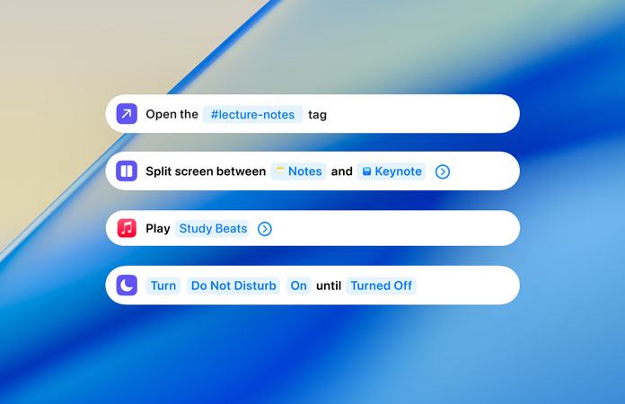 Nutze Shortcuts ganz automagisch.