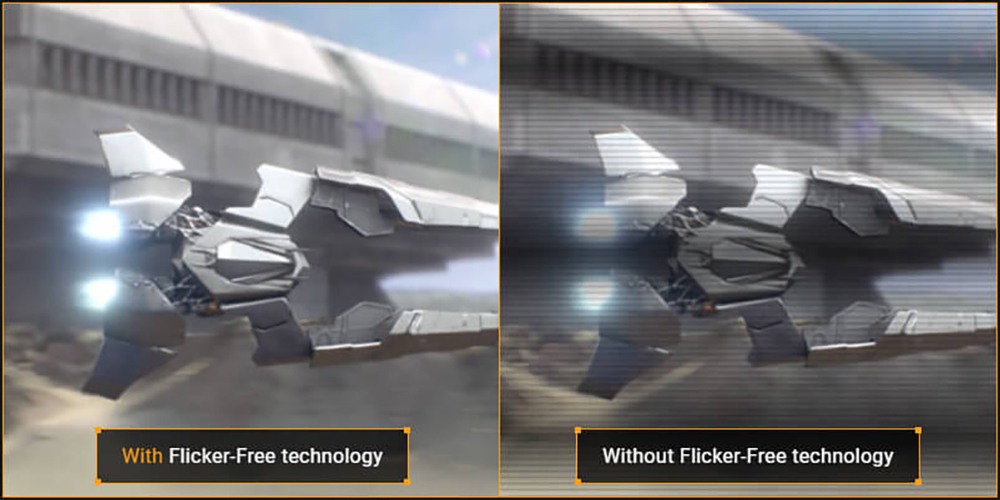 FLICKER-FREE