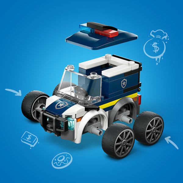 Cooler Polizei-Truck