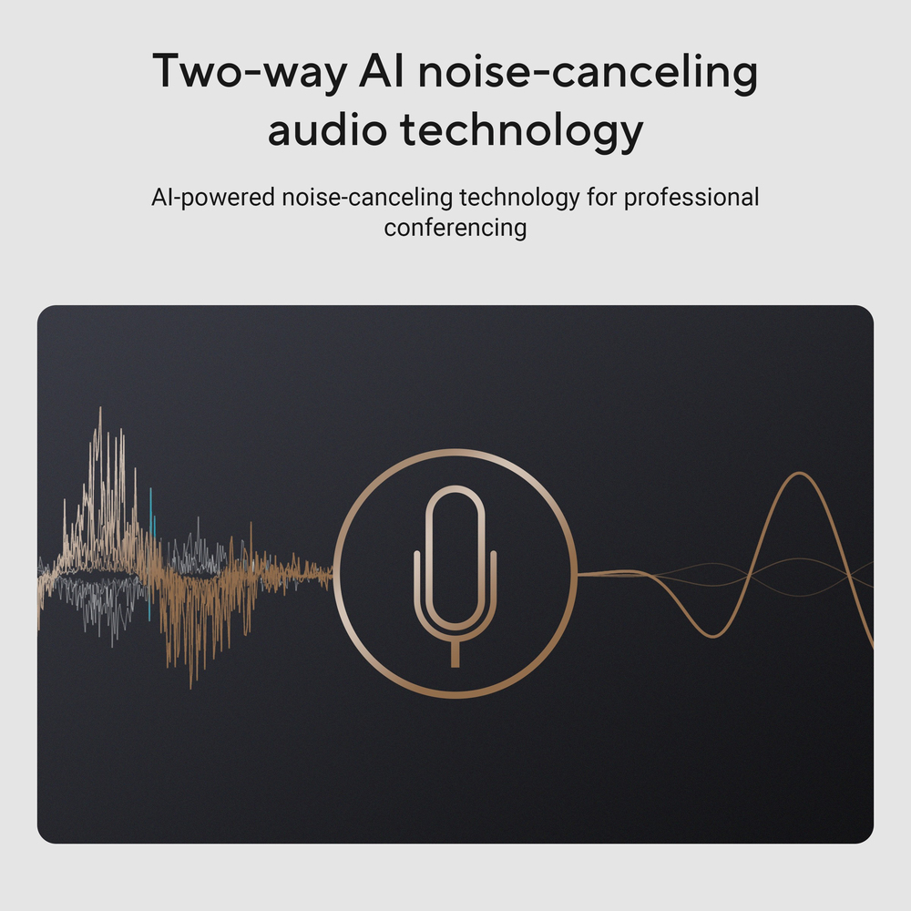 AI-Audiotechnologie mit Geräuschunterdrückung