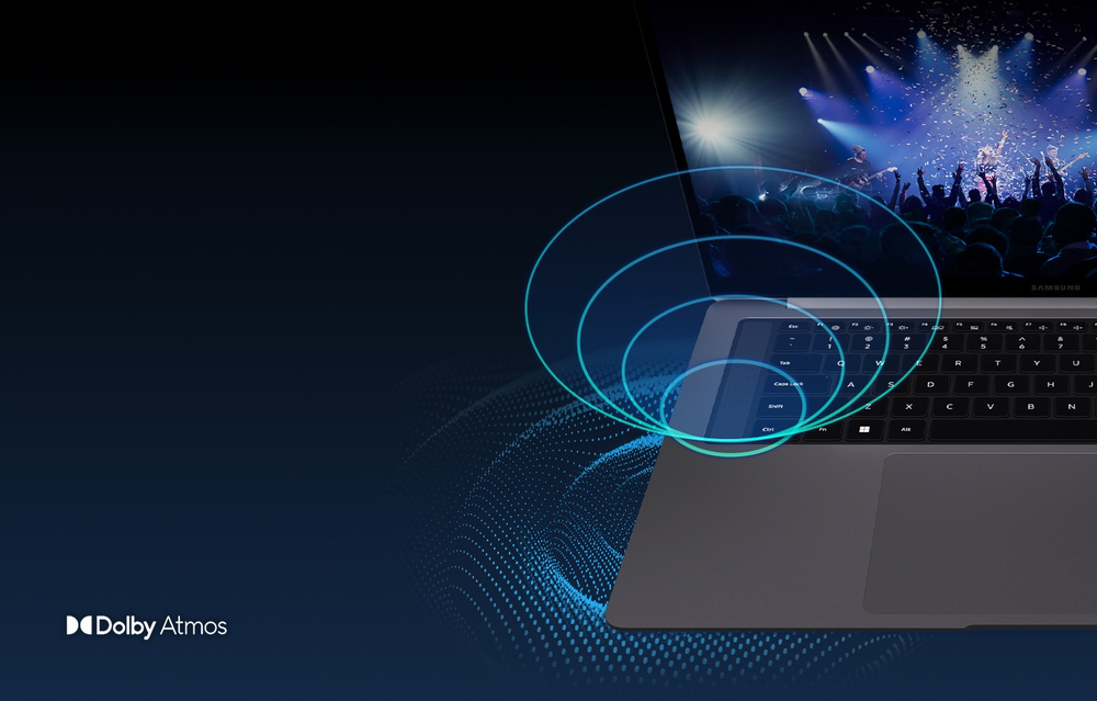 Front-firing speakers. Rich, immersive audio