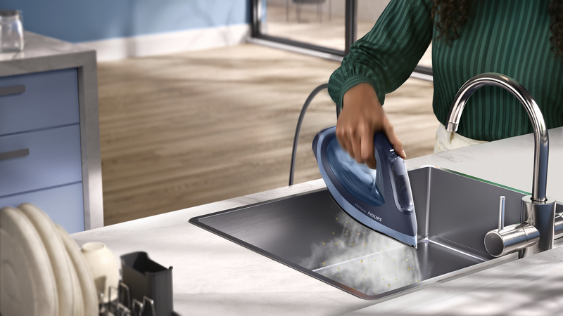Cursore integrato Calc-clean, per un'erogazione di vapore a lunga durata