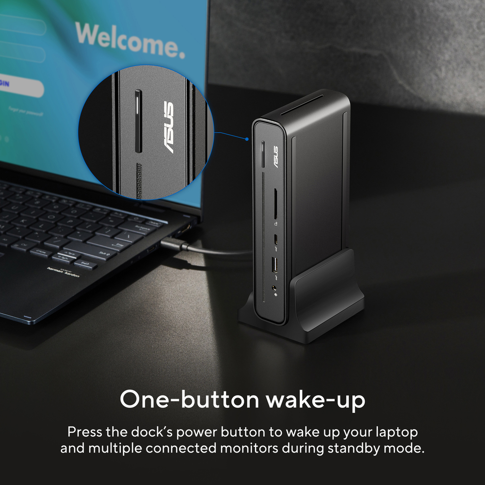 One-button wake up
