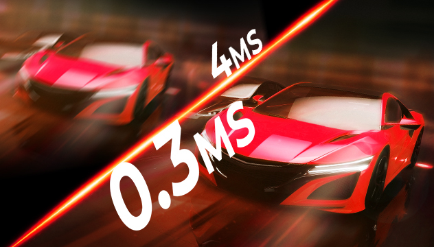 0.3ms MPRT Response Time