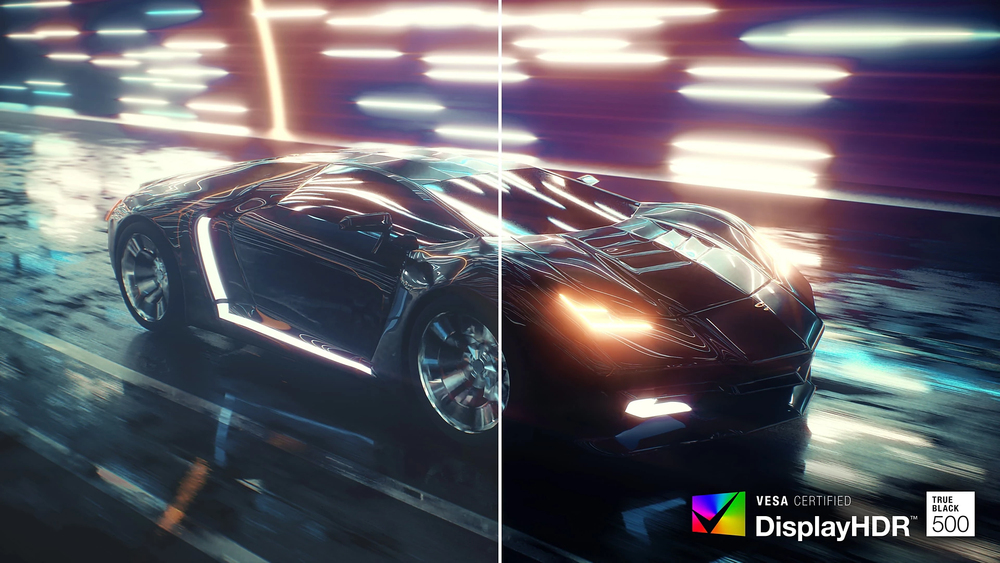 DisplayHDR™ TrueBlack 500 delivers incredible shadow details