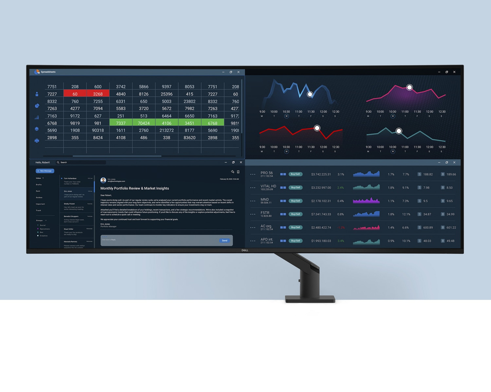 Compatible with Dell heavyweight monitors​​