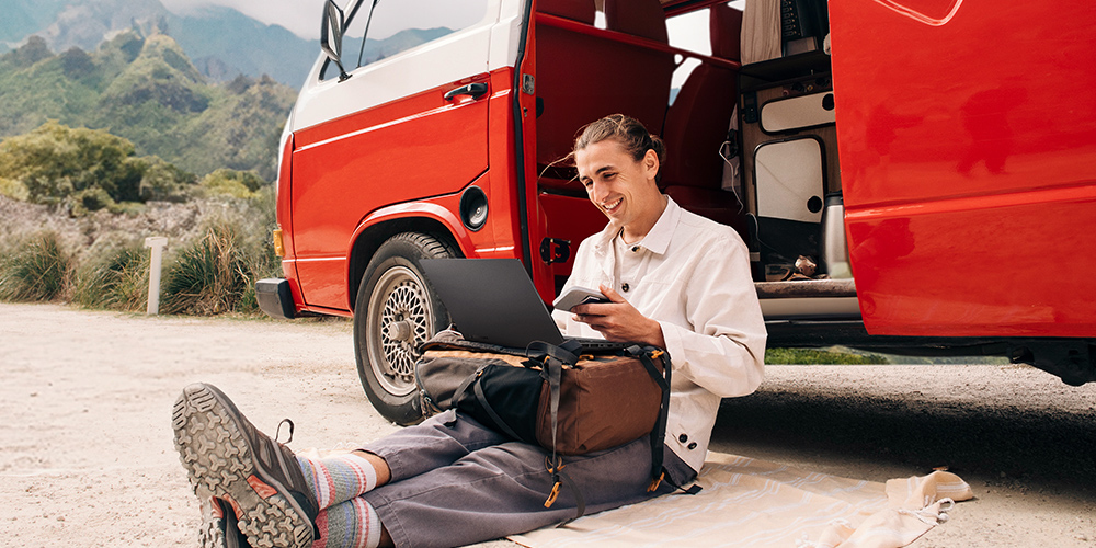 Leichter, robuster Laptop für Kreative