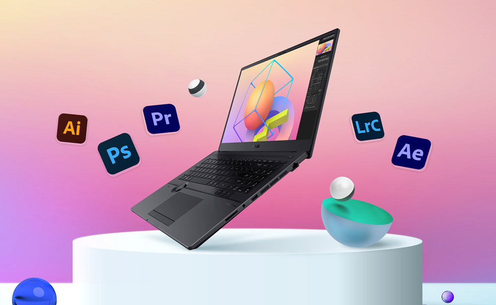 ASUS jetzt mit Adobe Creative Cloud