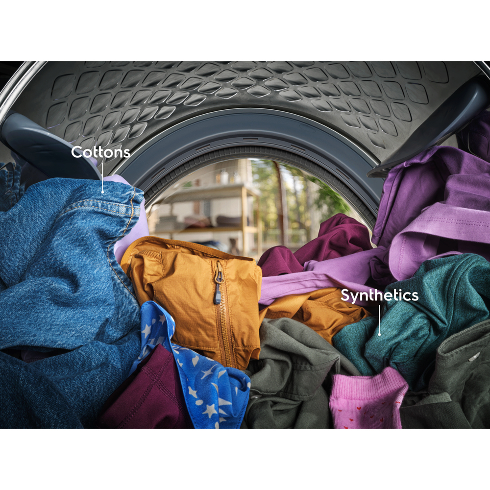 Asciugatura rapida senza bisogno di suddividere i capi