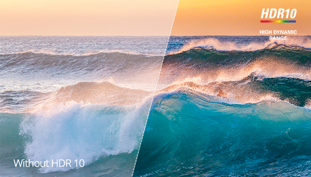 Live the game at its best with HDR10