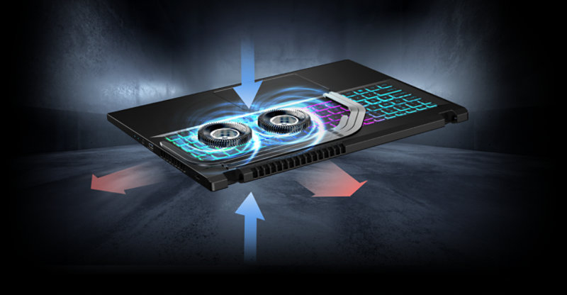 Advanced Dual-Fan Cooling System