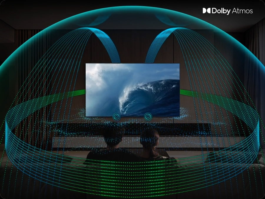 Audio surround con altoparlanti a canale superiore, per un'esperienza sonora immersiva