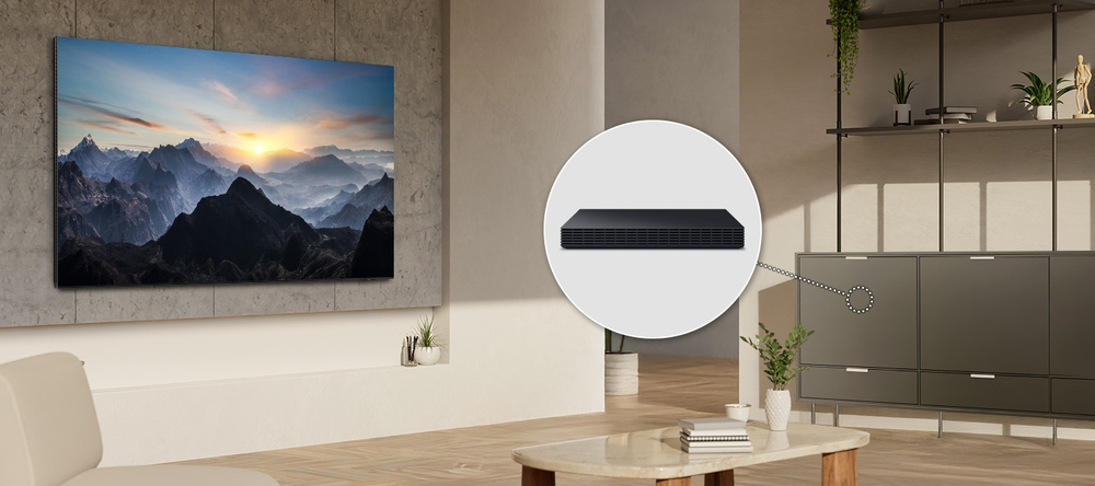 Elimina ogni ingombro intorno al televisore con la connettività wireless