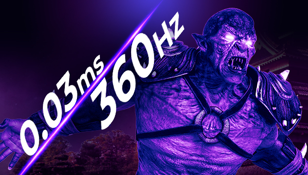 Become a Gaming-Optimized Weapon for your Team with 360Hz and 0.03ms
