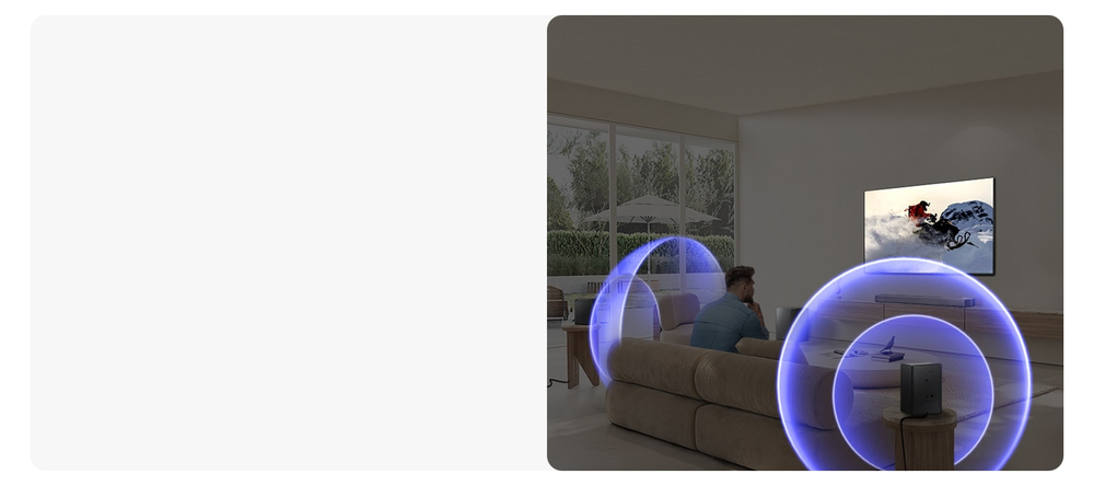 Kabelloser Surround Sound