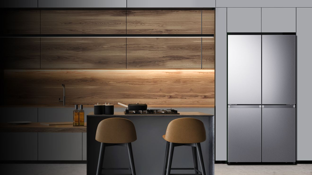 Cross Door Kühlschrank mit Gefrierfach