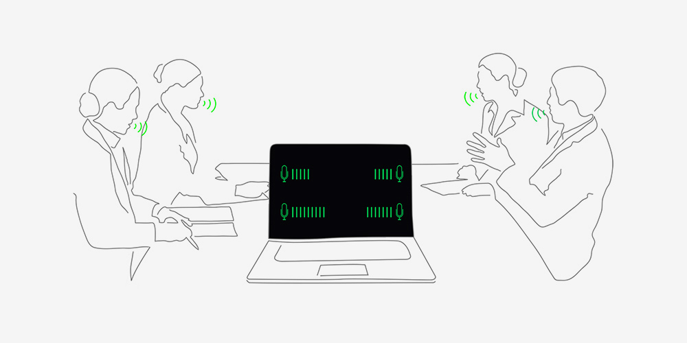 Multi-presenter conference call