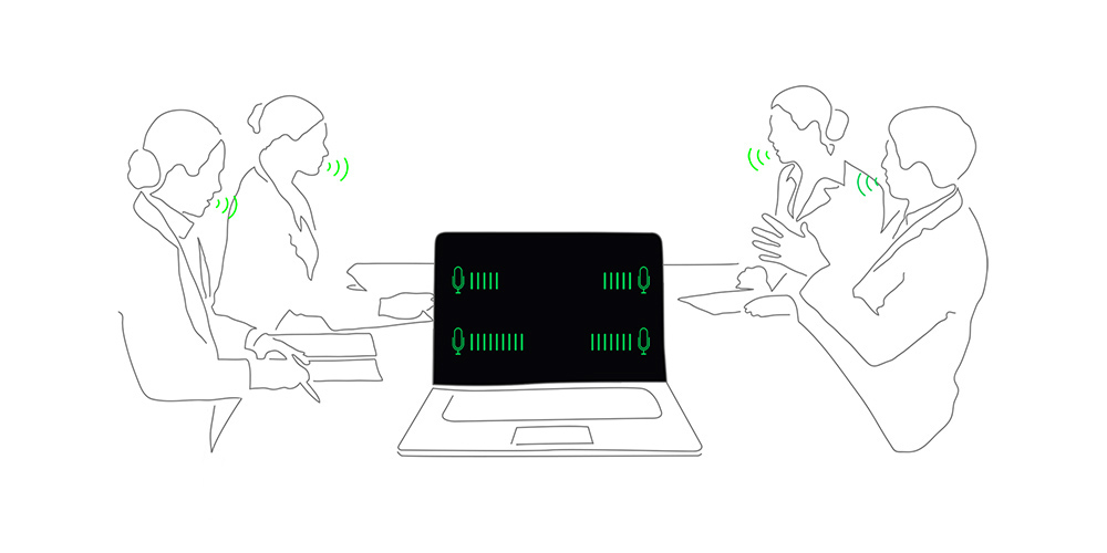 Single presenter conference call