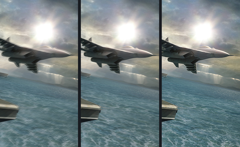 World-leading motion clarity with up to 120 Hz