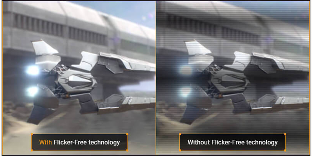 FLICKER-FREE