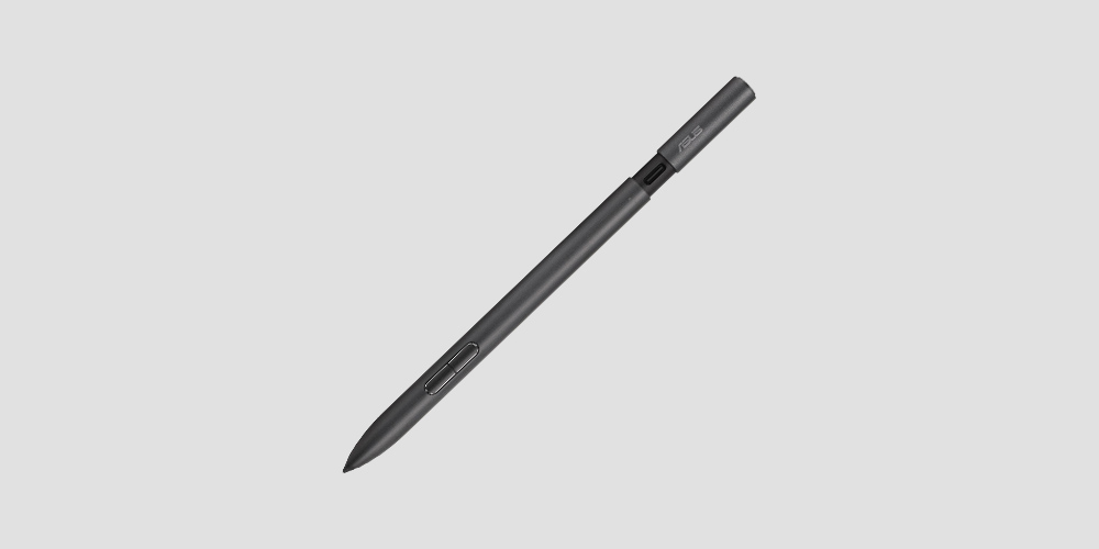Pencil drawing, on a laptop