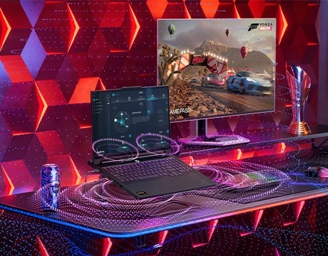 <p>
    Nahimic di SteelSeries Audio per giochi. Audio 3D coinvolgente potenziato dall'IA.
</p>
