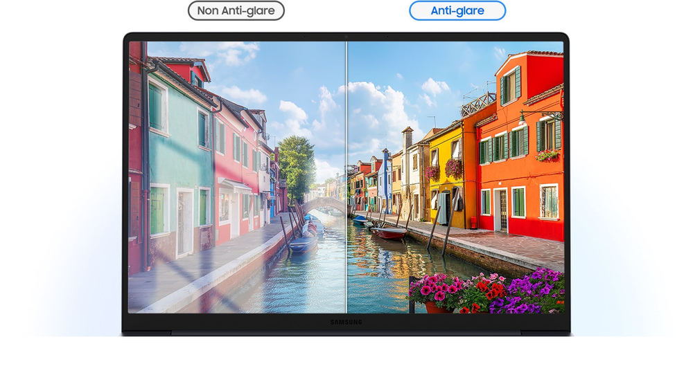 Crisp visuals with less glare