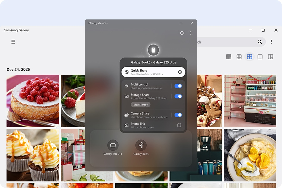 Nearby devices. Discover more around you