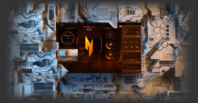 Enhanced AI Control Through NitroSense and Experience Zone
