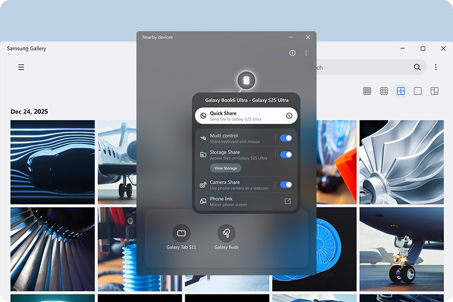 Nearby devices. Discover devices around you