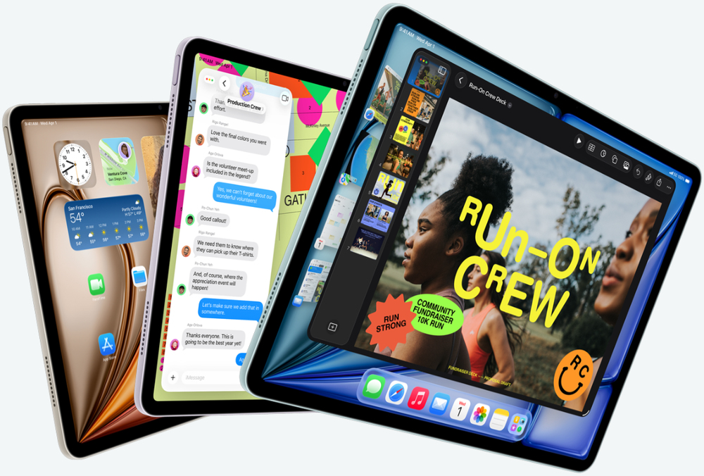 iPadOS and apps. Fly right through it all.