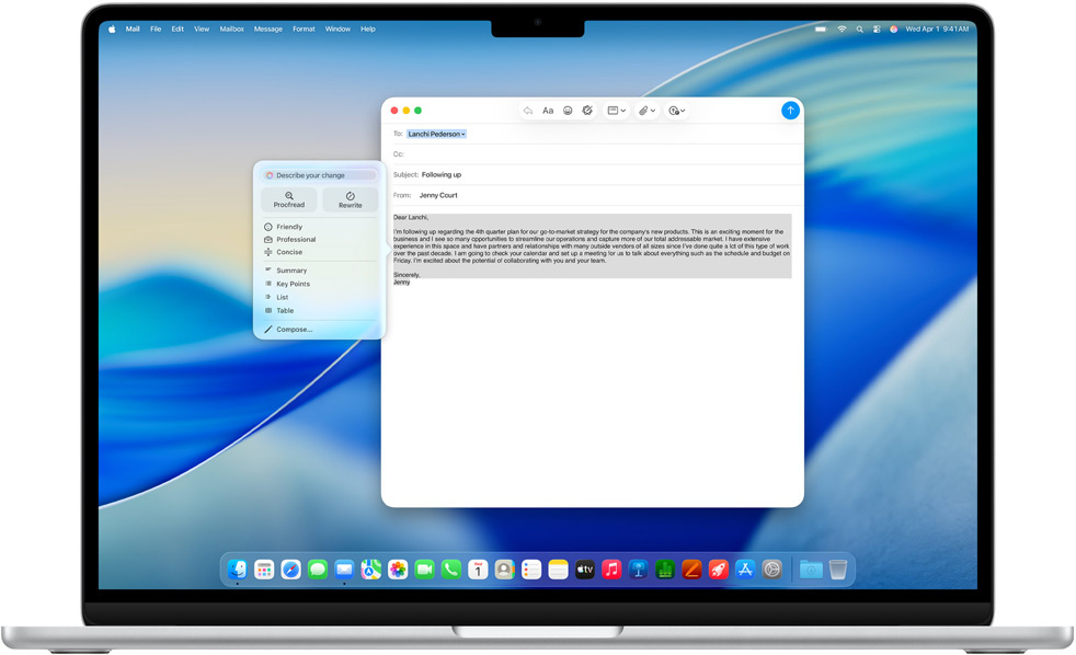 Apple Intelligence. Einfach. Mehr machen.
