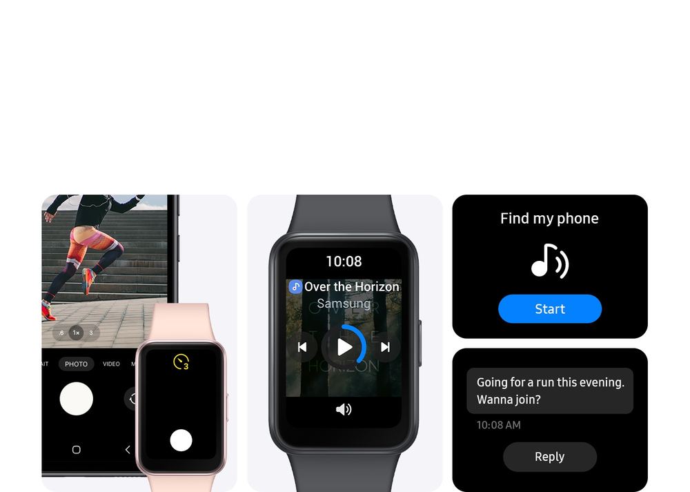 Play, check, reply. All from your wrist