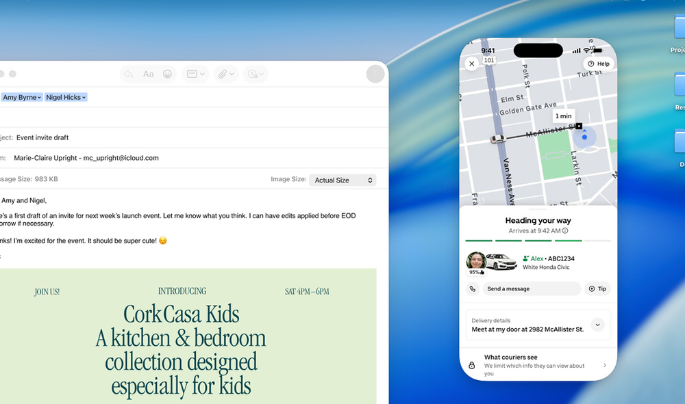 Mac + iPhone.  Even better together.