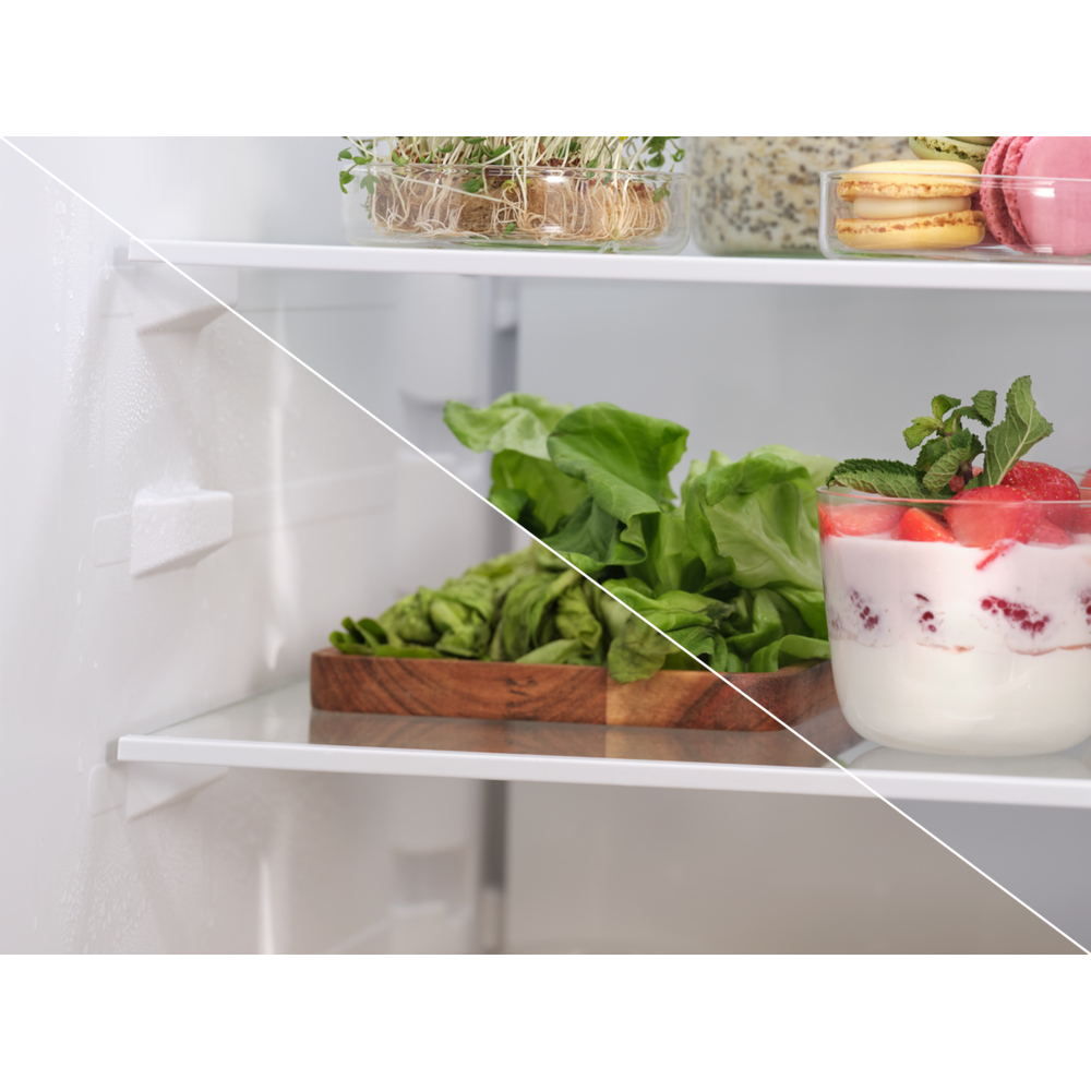 L'umidità bilanciata crea condizioni ideali per il tuo cibo.