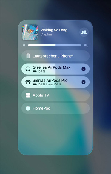 Audio­freigabe