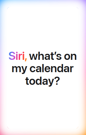 Siri on standby