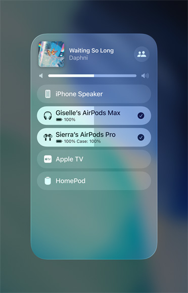 Audio Sharing
