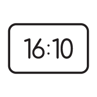 16:10 aspect ratio