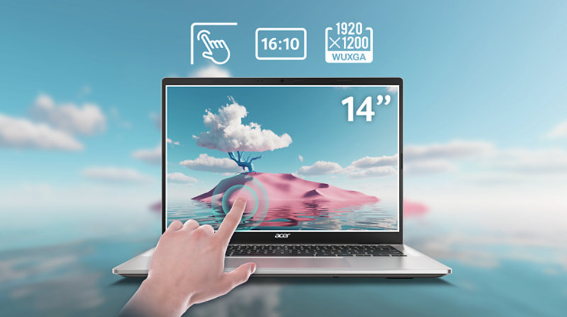 Vibrant 14" WUXGA Screen