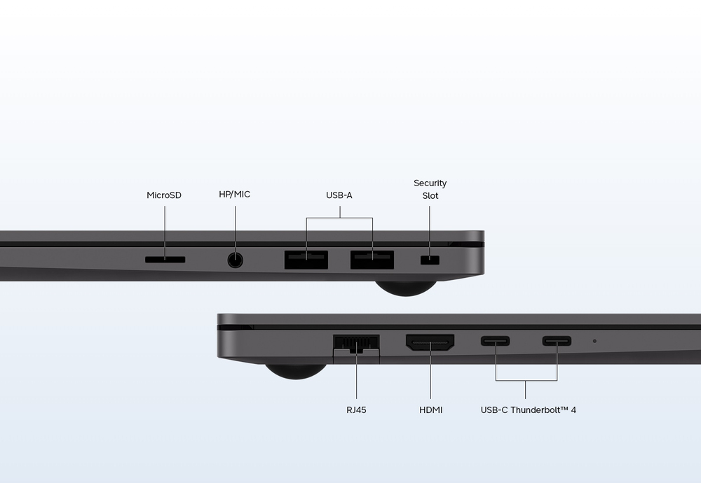 Ports you need, built right in