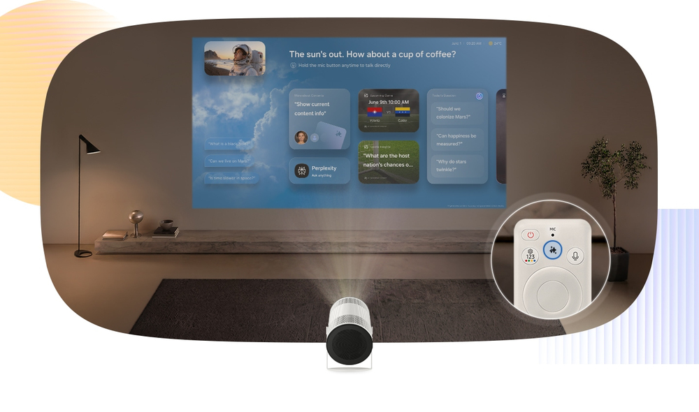Frag deinen TV. Samsung Vision AI is here.