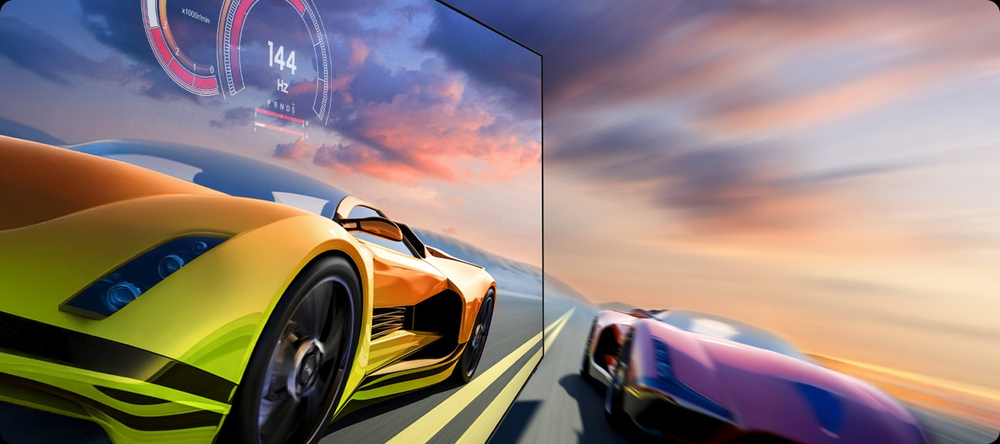Ultra-smooth motion up to 144Hz